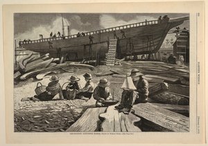 Costruzione navale, Porto di Gloucester, da Harper