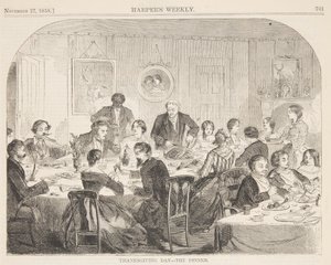 Giorno del Ringraziamento – La Cena da Winslow Homer
