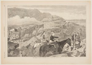 La vetta del Monte Washington da after Winslow Homer