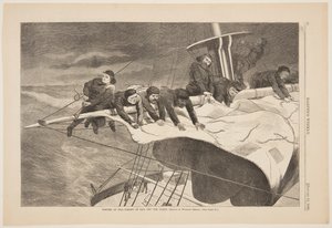 Inverno al Mare – Ridurre le Vele al Largo da Winslow Homer