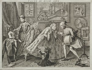 Gusto nella Vita Alta da after a design by William Hogarth