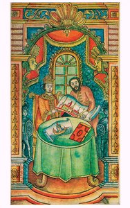 Storia di Pietro I (Krekshin) - Nikita Zotov che insegna a Pietro I