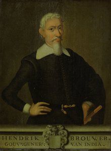 Ritratto di Hendrik Brouwer, Governatore Generale delle Indie Orientali Olandesi da anonymous (copy after)