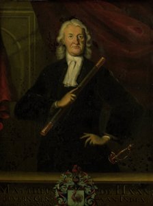 Ritratto di Mattheus de Haan, Governatore Generale delle Indie Orientali Olandesi da anonymous (copy after)