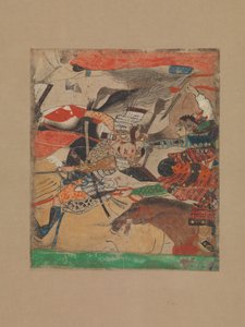 Battaglia di Rokuhara, da Il racconto della ribellione di Heiji (Heiji monogatari) da anonymous 
