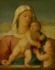 Slovacco: Madonna con il Bambino e San Giovanni Battista Madonna con il Bambino e San Giovanni Battista