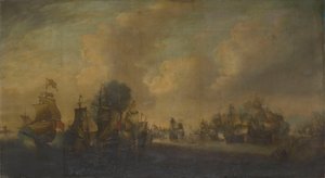 La battaglia di Downs, 21 ottobre 1639 da anonymous 