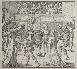 Il ballo in maschera da attributed to Albrecht Dürer