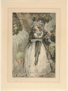 Signora Samuel Howitt (nata Elizabeth Rowlandaon) da attributed to George Murgatroyd Woodward