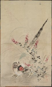 Fagiano e erbe da attributed to Ogata Kōrin