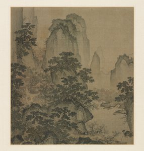 Il porto della sorgente del fiore di pesco da attributed to Shi Rui