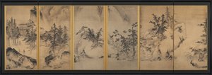 Paesaggio Invernale e Primaverile da attributed to Tenshō Shūbun