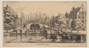 De Eenhorns Sluys, da Vedute di Amsterdam