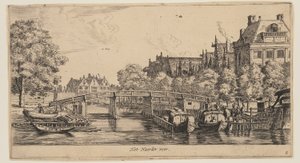 Il Naeder veer, da Vedute di Amsterdam da called Zeeman Reinier Nooms