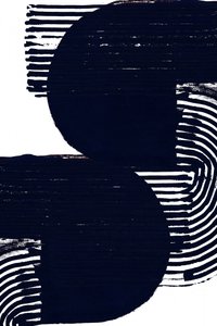 Forme astratte in nero da cartissi