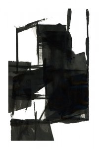 Strutture astratte in nero da cartissi