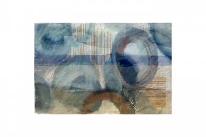 Cerchi blu astratti