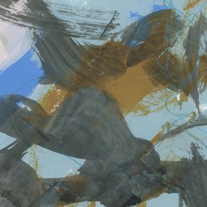 Abstract: Flusso blu e oro da cartissi