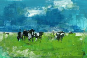 Abstract: Mucche al pascolo da cartissi