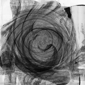 Vortice di inchiostro astratto da cartissi