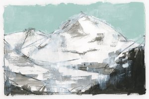 Cime montuose astratte da cartissi