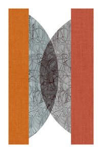 Geometria astratta arancione