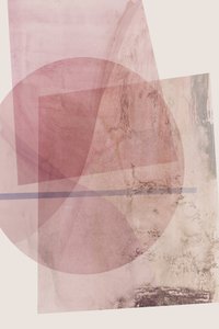 Forme rosa astratte da cartissi