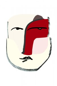 Abstract: Volto rosso da cartissi