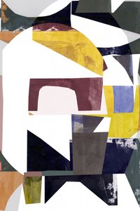 Collage di forme astratte
