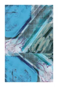 Azzurro dinamico astratto da cartissi