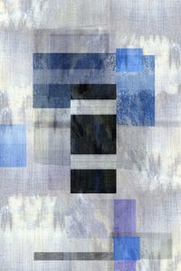 Strati geometrici blu da cartissi