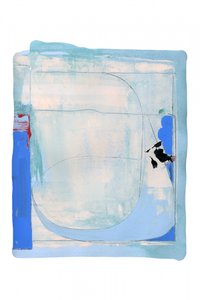 Forme astratte in blu tenue da cartissi