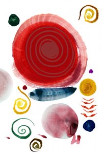 Forme astratte colorate da cartissi