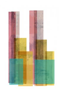 Strati geometrici colorati