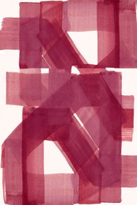 Strati geometrici cremisi da cartissi