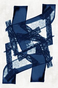 Forme astratte blu intenso da cartissi
