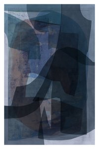 Forme stratificate in blu intenso da cartissi