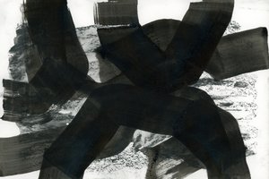 Tratti neri dinamici da cartissi