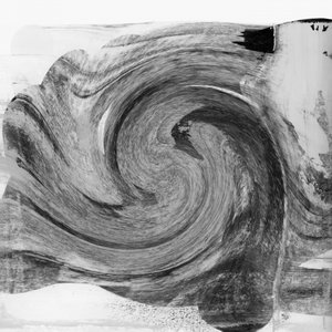 Vortice dinamico in scala di grigi da cartissi
