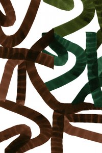 Flusso organico e naturale da cartissi