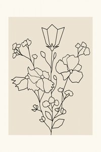 Eleganti motivi floreali da cartissi