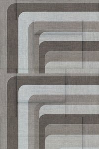 Strati geometrici in lino
