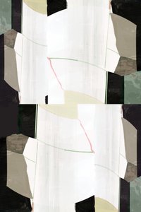Astratto geometrico a strati da cartissi