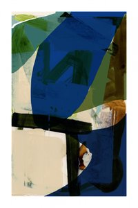 Forme moderne blu e verdi da cartissi
