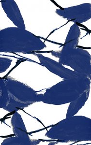 Foglie blu moderne da cartissi