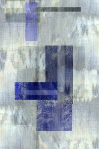 Geometria in blu tenue da cartissi
