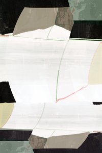 Astratto geometrico dai toni tenui da cartissi