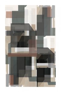 Strati geometrici dai toni tenui da cartissi