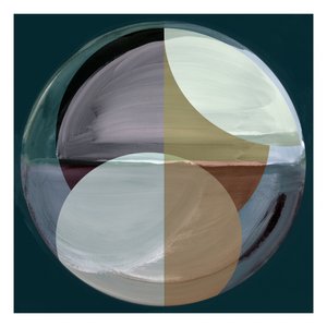 Sfera geometrica dai toni tenui da cartissi