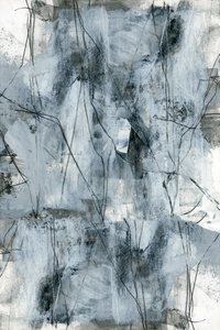 Astrazione grigia in stile organico da cartissi